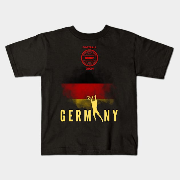 Germany Soccer 2024 Kids T-Shirt by Buy Rite Merch